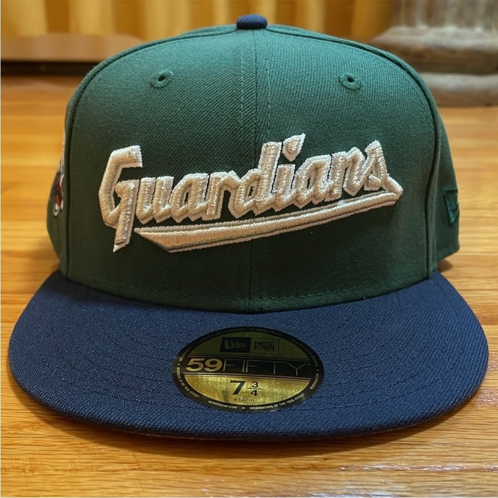 NWT New Era Cleveland Guardians Indians 59FIFTY Cap 7 3/4 MLB Baseball Cap (New)
